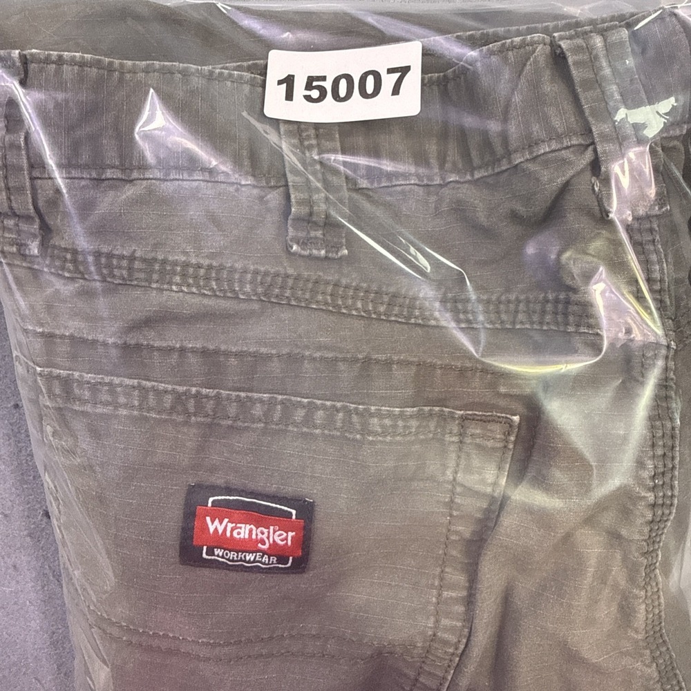 Wrangler ATG All Terrain Gear Tan Canvas Workwear Pants Straight Leg 36X34 - Picture 8 of 8